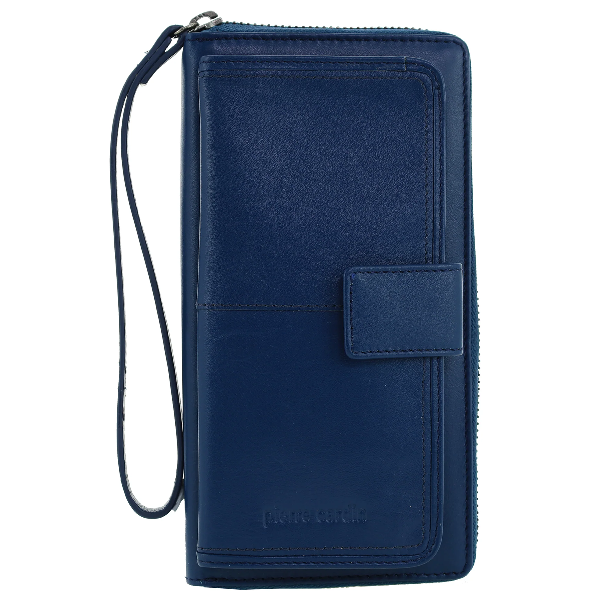 Pierre Cardin Women's Leather Zip around wallet w/ Wristlet - Image 3