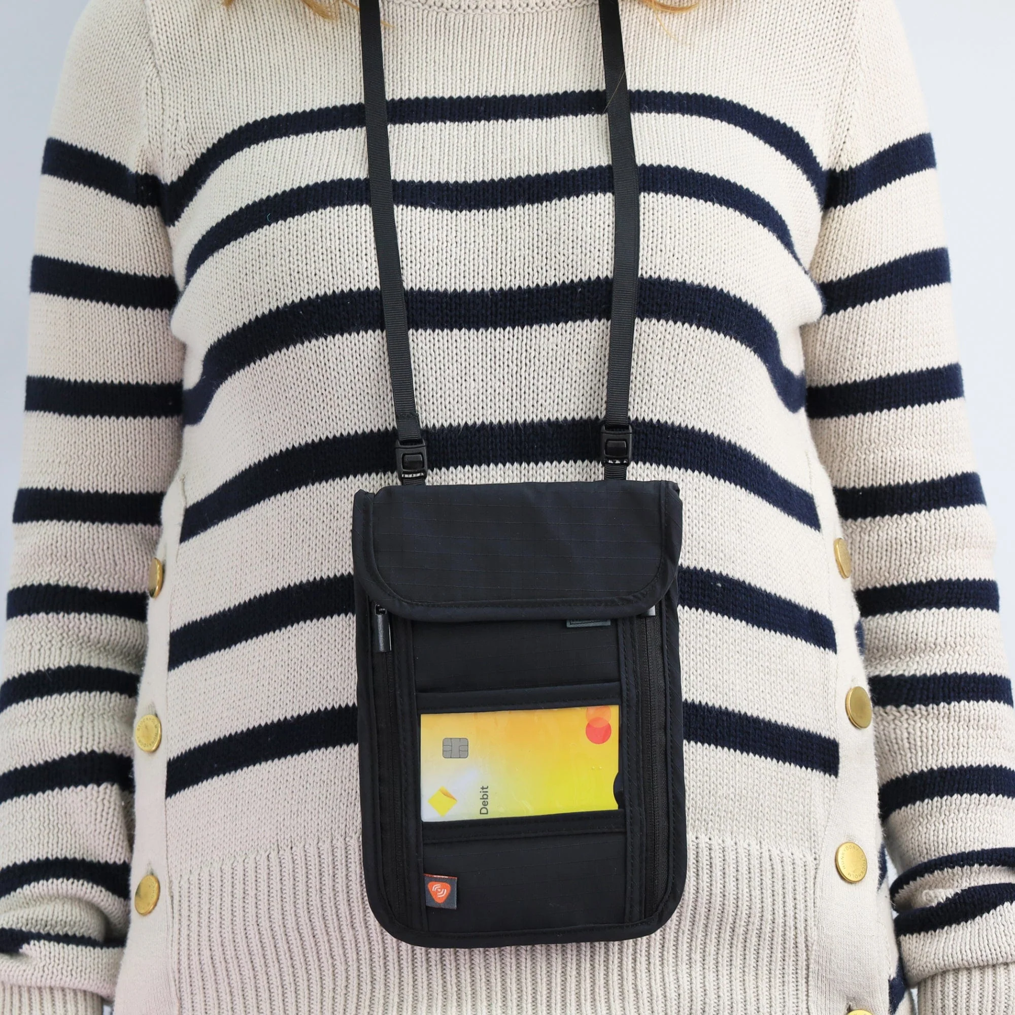 RFID Blocking Neck Stash - Image 2